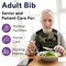 Proheal Disposable Adult Bibs Tie Back  Perfect for Seniors Painting  Eating  Camo 25 Pack 25PK PH-16437H - alternate 2
